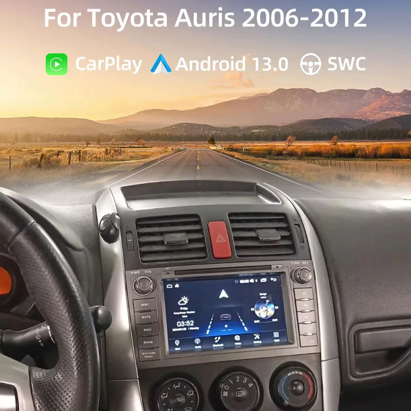Radio Pantalla Carplay para Toyota Auris E150 Botones 2006-2012 - foto 3