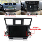 Radio Pantalla Carplay para Toyota Highlander 2007-2013