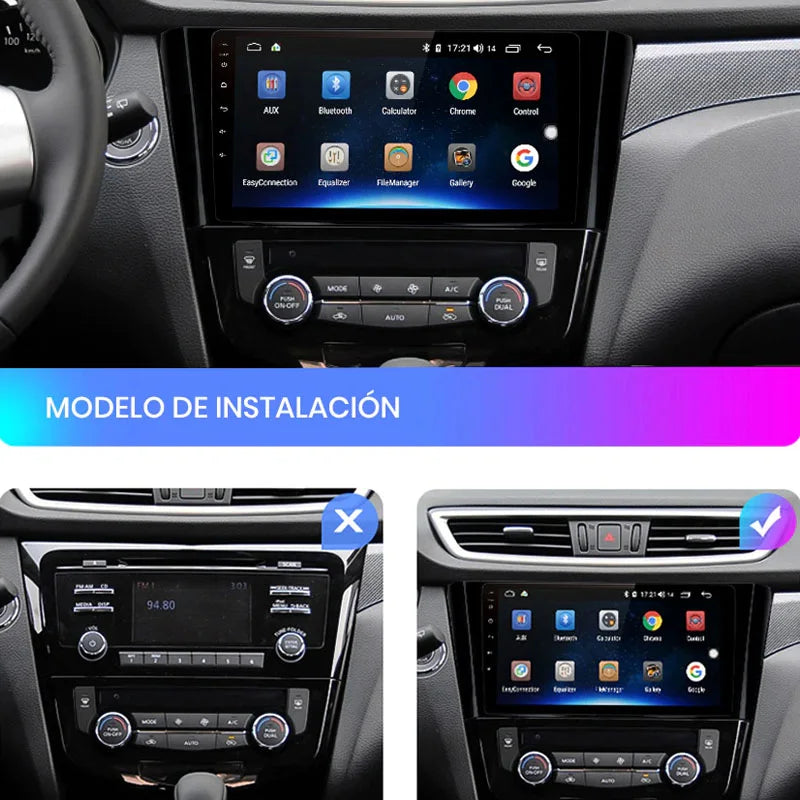 Radio Pantalla Carplay para Nissan Qashqai X Trail 2013-2020 - foto 3