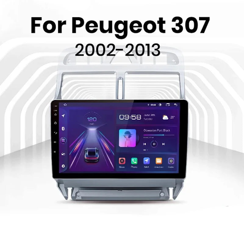 Radio Android Peugeot 12 307 2002-2013