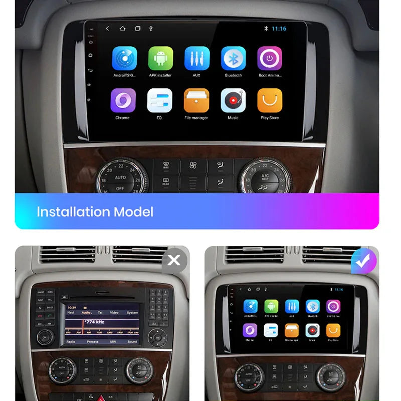 Radio Pantalla Carplay para Mercedes-Benz Clase R 2005-2017 - foto 2
