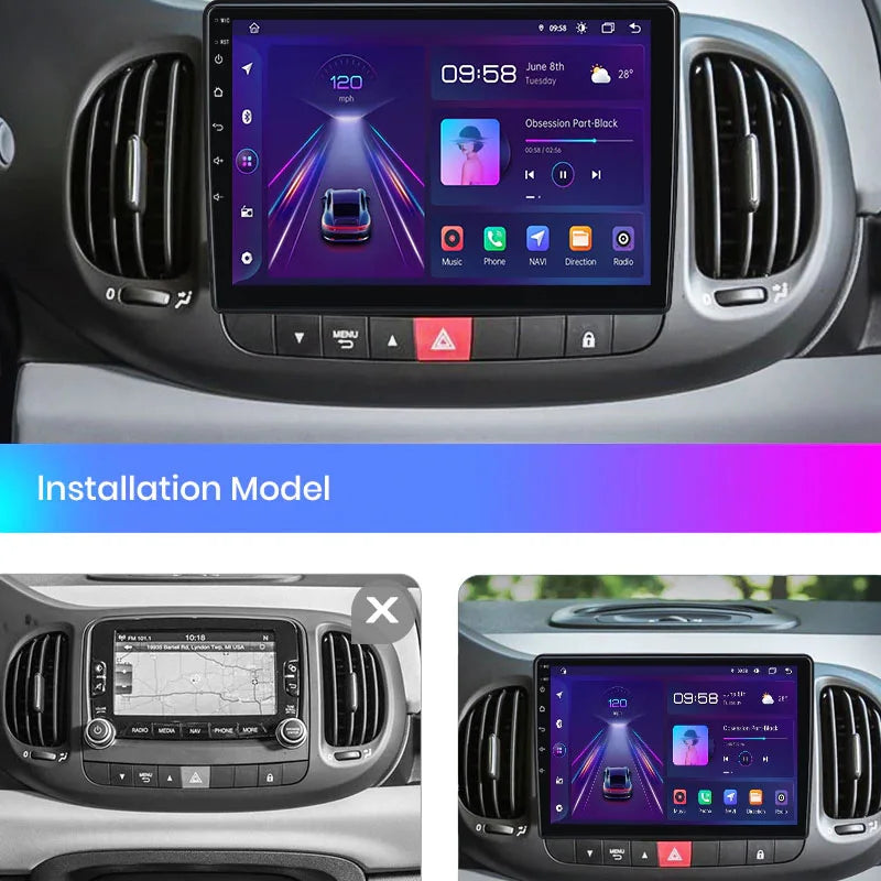 Radio Pantalla Carplay para Fiat 500L 2012-2017 - foto 3
