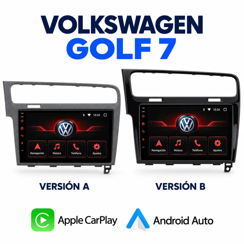 Volkswagen Golf 7 - Radio Pantalla Carplay y Android Auto