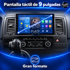 Pantalla táctil de 9 pulgadas Volkswagen Multivan T5 Transporter Caravelle Typ 7H 2003-2015