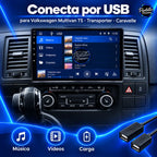 Conexión USB Volkswagen Multivan T5 Transporter Caravelle Typ 7H 2003-2015
