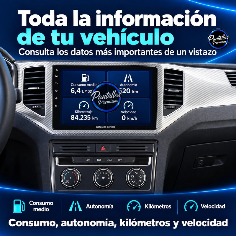 Información del vehículo Volkswagen Golf Sportsvan - datos de ejemplo