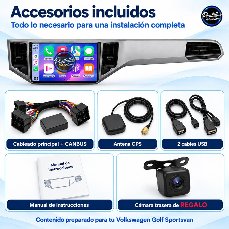 Accesorios incluidos Volkswagen Golf Sportsvan