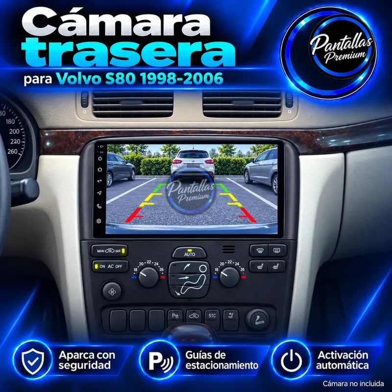 Cámara trasera Volvo S80 Mk1
