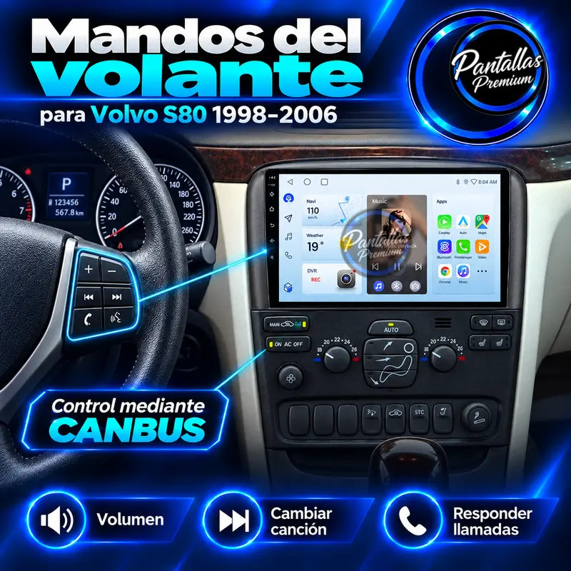 Mandos del volante CANBUS Volvo S80 Mk1