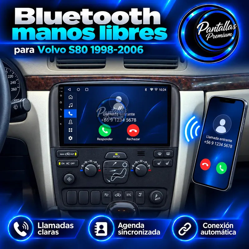 Bluetooth manos libres Volvo S80 Mk1