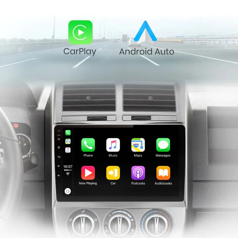 Radio Pantalla Carplay para Jeep Compass MK Patriot 2006-2010