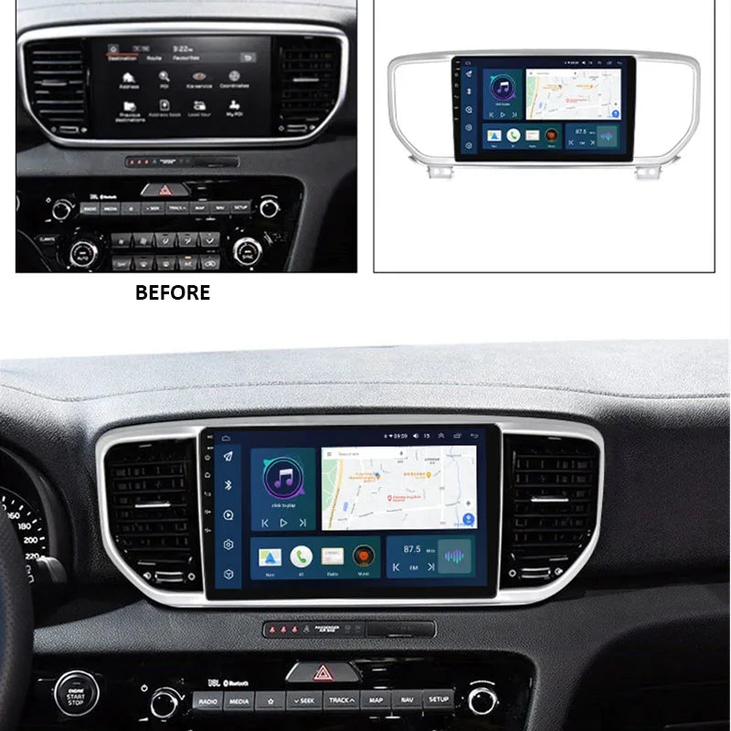 Radio Pantalla Carplay para KIA Sportage 4 QL 2018-2021 - foto 2