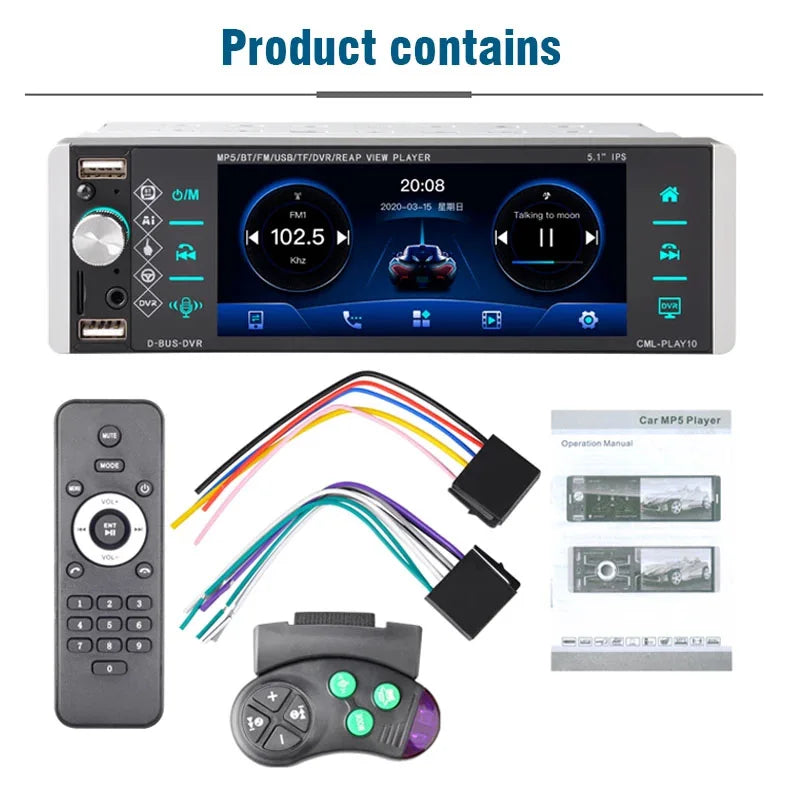 Radio Pantalla 1Din con RDS