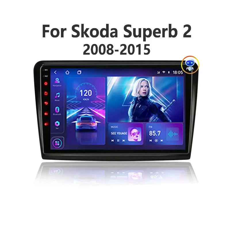 Radio Android Škoda 10 Skoda Super B 2 2008-2015