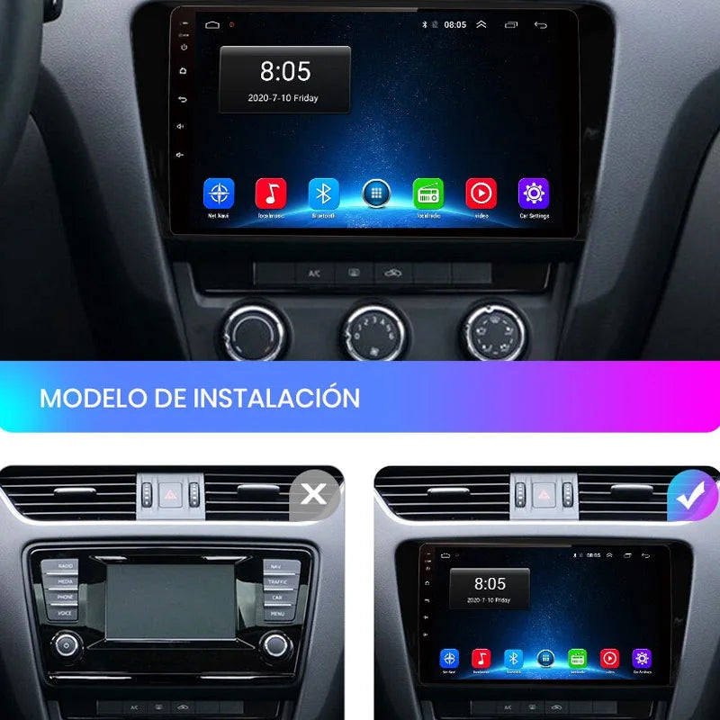 Radio Pantalla Carplay para Seat Toledo Skoda Rapid Spaceback - foto 3