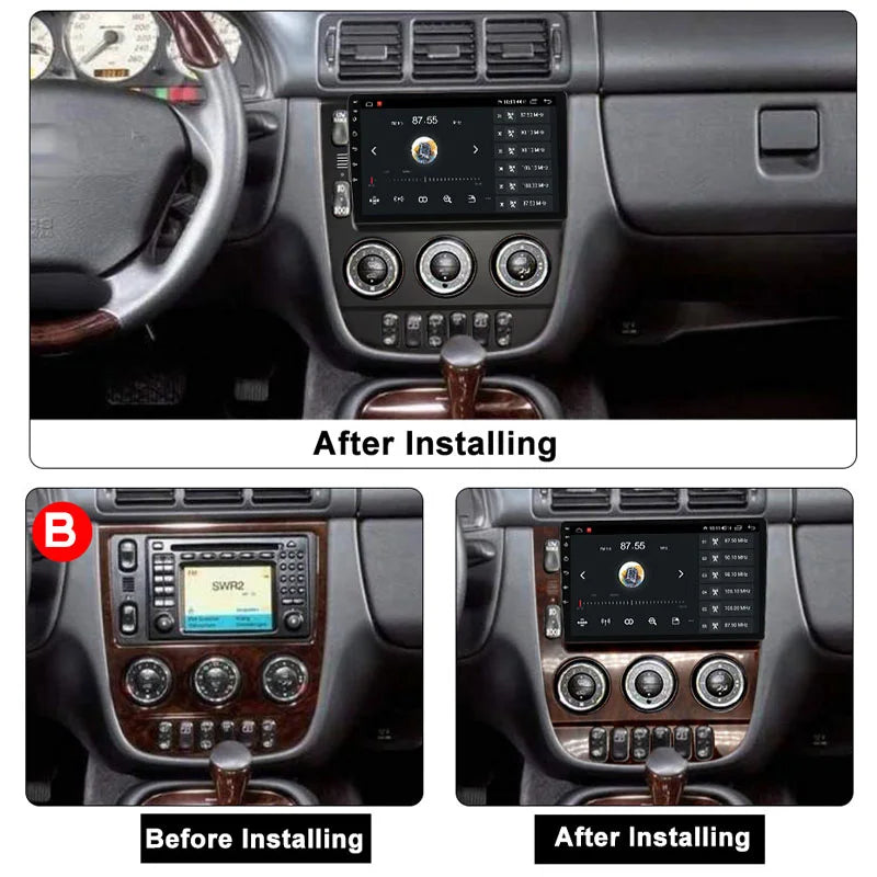 Radio Pantalla Carplay para Mercedes-Benz Clase M W163 ML 2001-2005 - foto 2