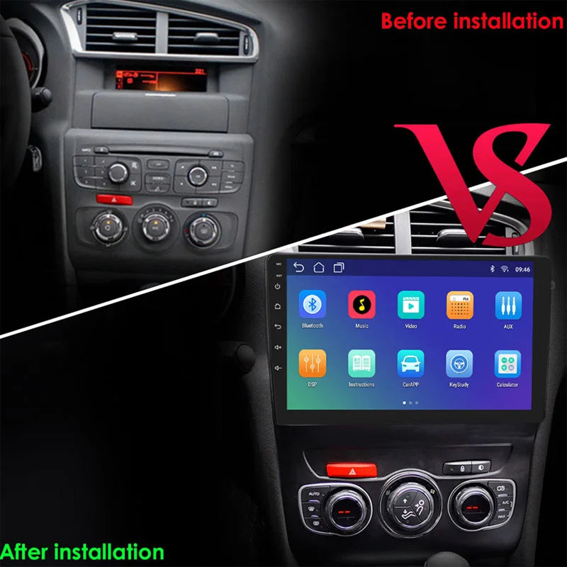 Radio Pantalla Carplay para Citroen C4 2 B7 2011-2016 - foto 2